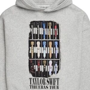 Eras Tour Microphone Hoodie Taylor Swift Sweatshirt Mic Set Holiday Drop XS